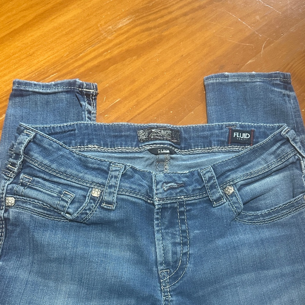 Silver Jeans Women's Blue Skinny Jeans